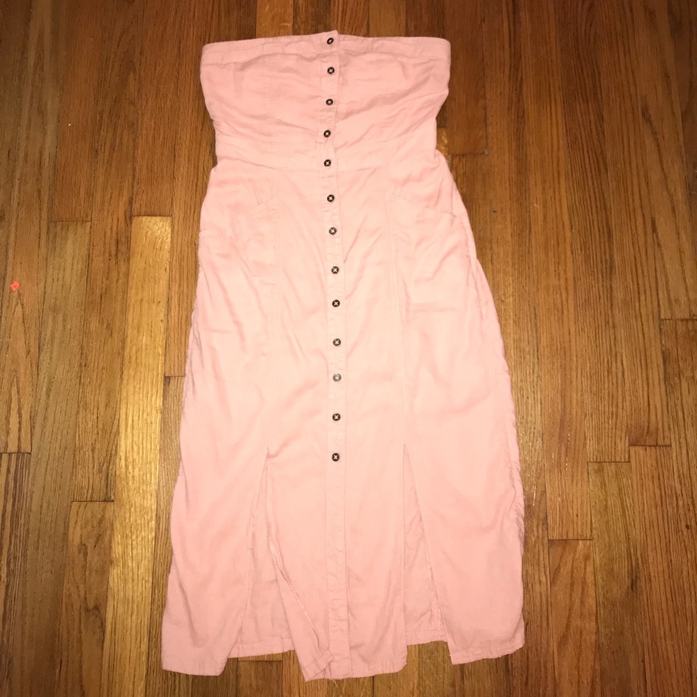 Kimchi Blue strapless dress.